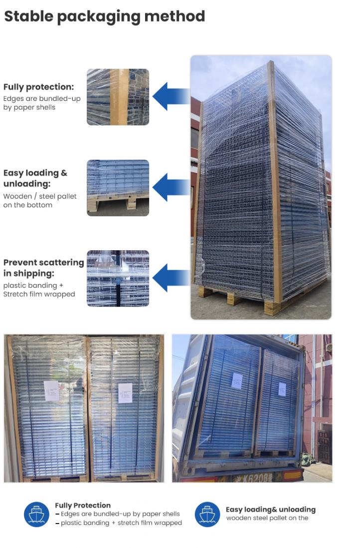 保存 質の高い 鋳造粉末塗装 溶接したワイヤーメッシュパネル 3