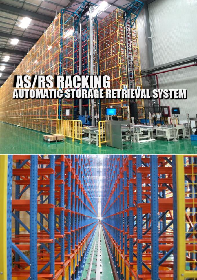 OEM ストレージ 完全自動化倉庫システム ASRS 黄色 青色 1